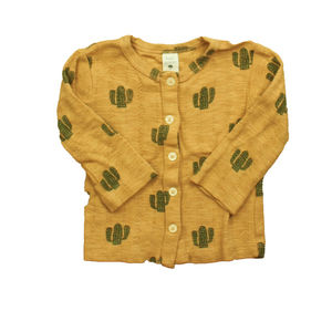 Kate Quinn Boys Rust Catcus Long Sleeve Shirt size: 12-18 Months